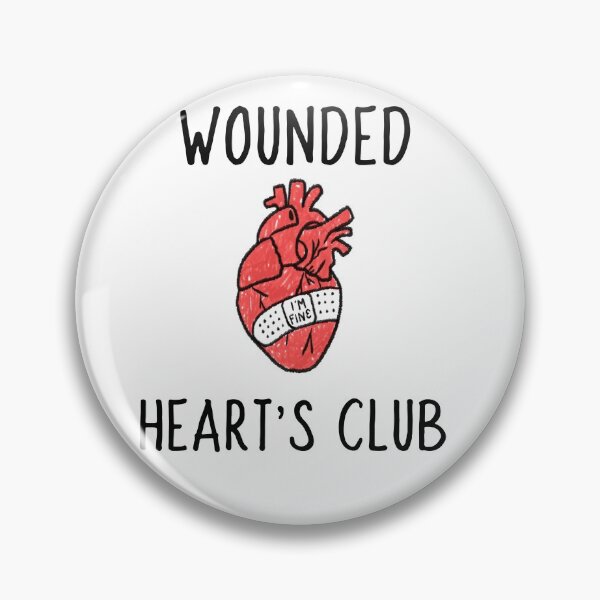 Item preview, Wounded heart's club designed and sold by Lisa Lucero.