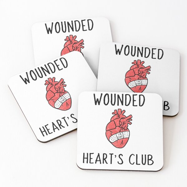 Item preview, Wounded heart's club designed and sold by Lisa Lucero.
