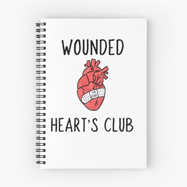 Item preview, Wounded heart's club designed and sold by Lisa Lucero.