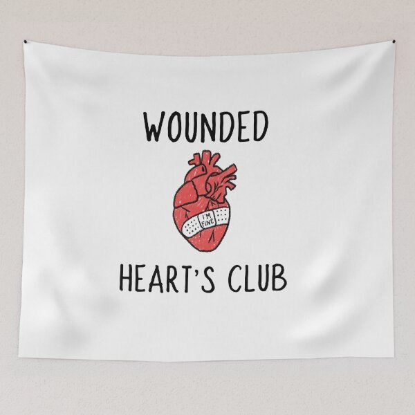 Item preview, Wounded heart's club designed and sold by Lisa Lucero.