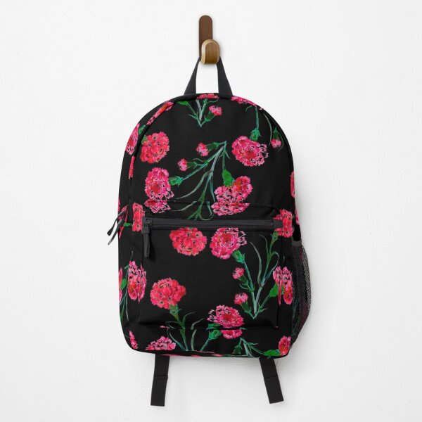 Item preview, Carnations on black background designed and sold by varelagraphics.