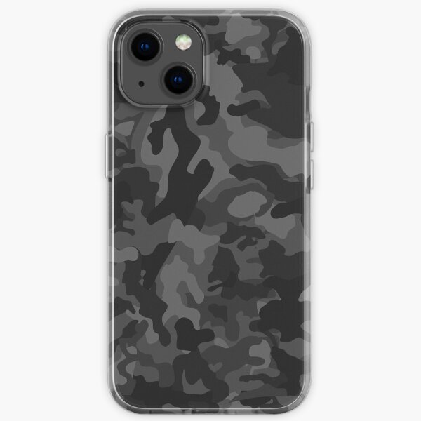 Black Camouflage Pattern iPhone Case & Cover Phone Case & Cover iPhone Soft Case