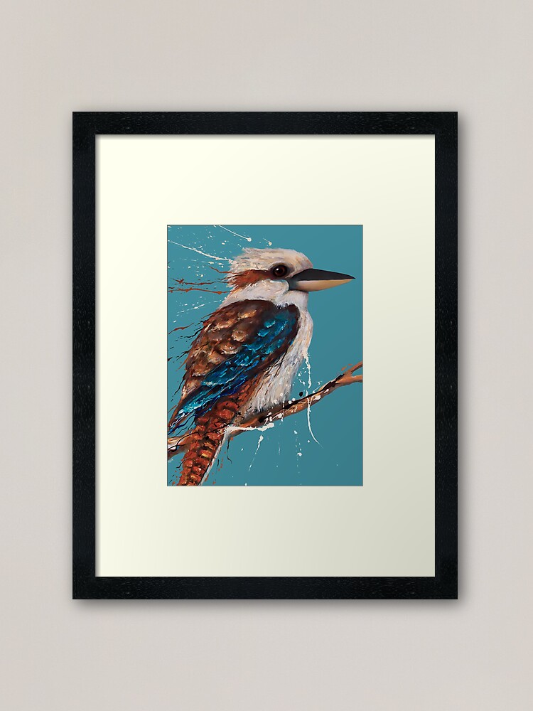 Alternate view of Kookaburra Framed Art Print