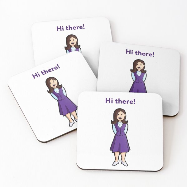Item preview, Hi There! (Janet - The Good Place) designed and sold by GoldenArchelon.
