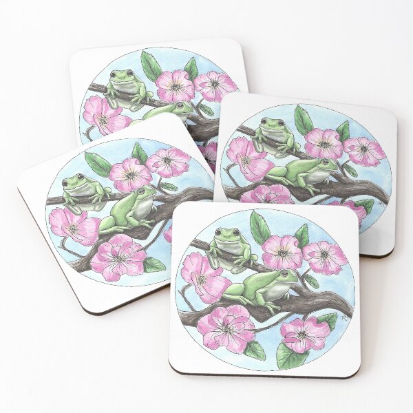 Item preview, Frogs and Flowers designed and sold by rachelljjones.