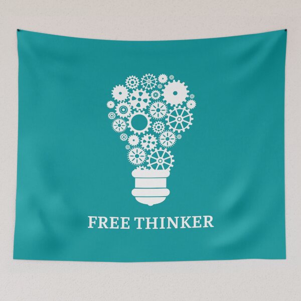 Item preview, Free Thinker: Turquoise Selection  designed and sold by Intuitive Engines Apparel Co..