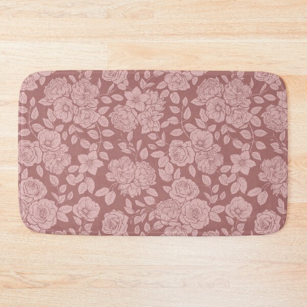 Item preview, Dusty Rose Floral designed and sold by WeepingRock.