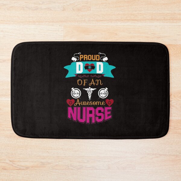 Item preview, Proud Dad of an Awesome Nurse designed and sold by cutitoutsir.