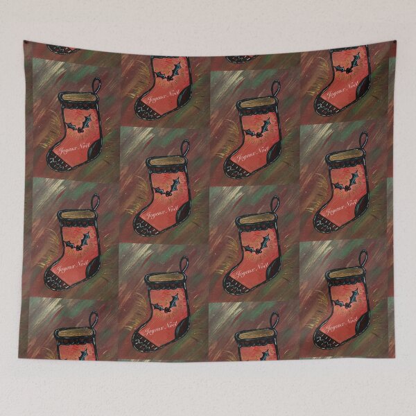 Item preview, Stocking - Joyeux Noel designed and sold by RobynAIrving.