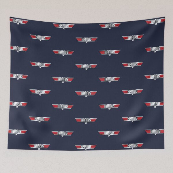 Item preview, Kamala Harris - Top Gun Inspired Design - Silver And Red designed and sold by MoopCatSwag.