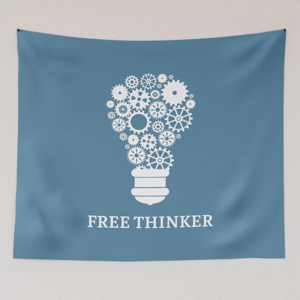 Item preview, Free Thinker: Blue Selection designed and sold by Intuitive Engines Apparel Co..
