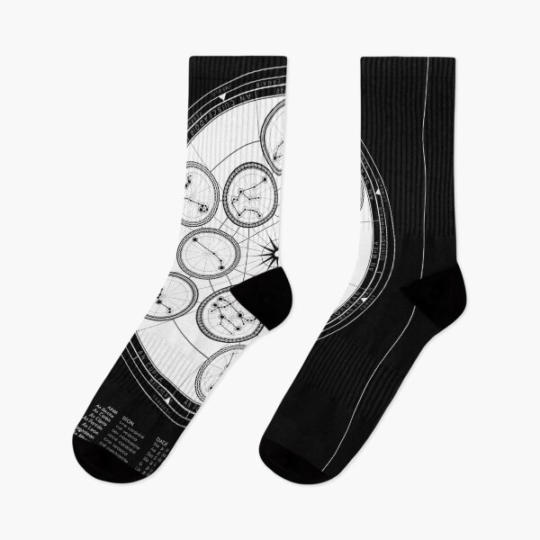 Item preview, POSTER - CONSTELLATION ZODIAC - BLACK AND WHITE (IRISH LANGUAGE) designed and sold by IOMAprints.