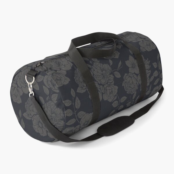 Item preview, Grey on Black Floral designed and sold by WeepingRock.