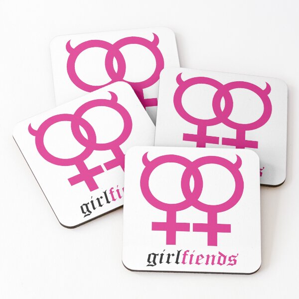 Girl Fiends Coasters (Set of 4)
