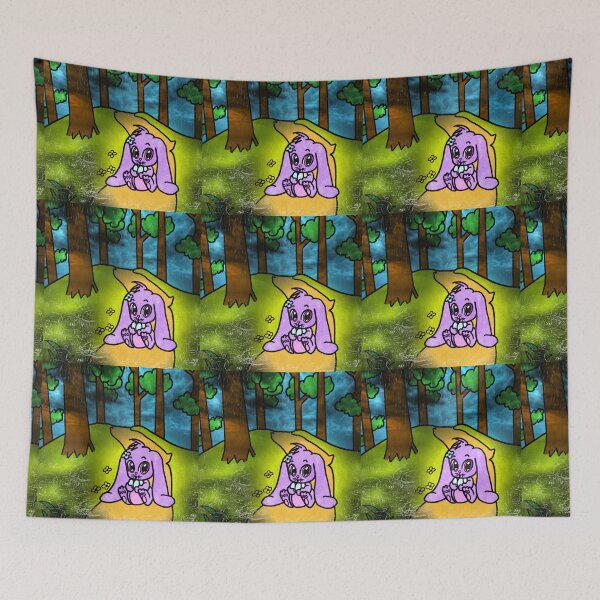 Item preview, Bunny in the Rain designed and sold by LadyCottonTail.