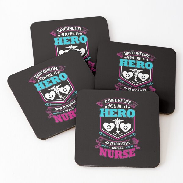 Item preview, Save One Life You're a Hero, Save 100 Lives You're a Nurse designed and sold by cutitoutsir.