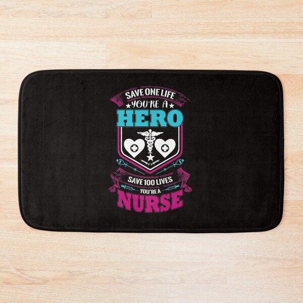 Item preview, Save One Life You're a Hero, Save 100 Lives You're a Nurse designed and sold by cutitoutsir.