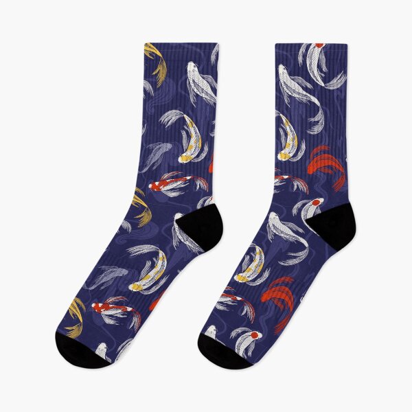 Item preview, Koi Fish - Indigo designed and sold by WeepingRock.