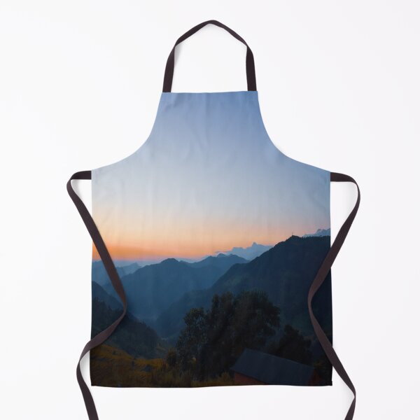 Item preview, Orange sunset mountain view designed and sold by Mariolangstieh.