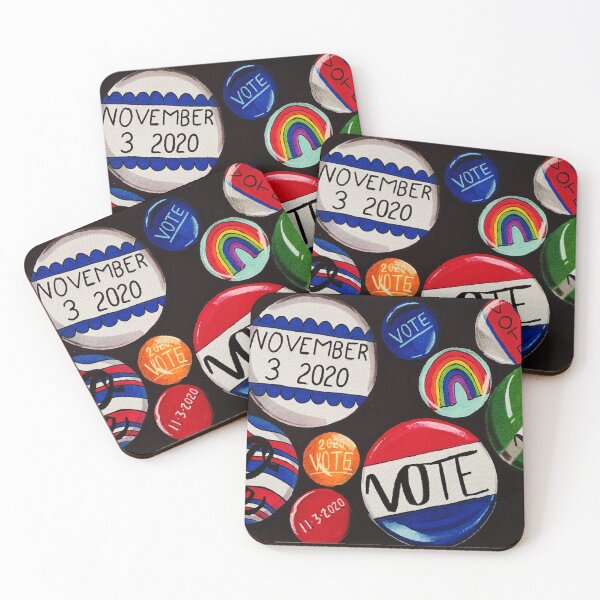 Aperçu de l'œuvre Vote élection présidentielle 2020 Impression artistique créée et vendue par Amelia Dean.
