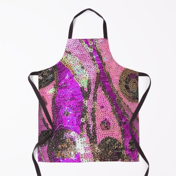Item preview, Photographic Image of Abstract Pattern of Purple, Gold and Pink Sequins designed and sold by CrazyCraftLady.