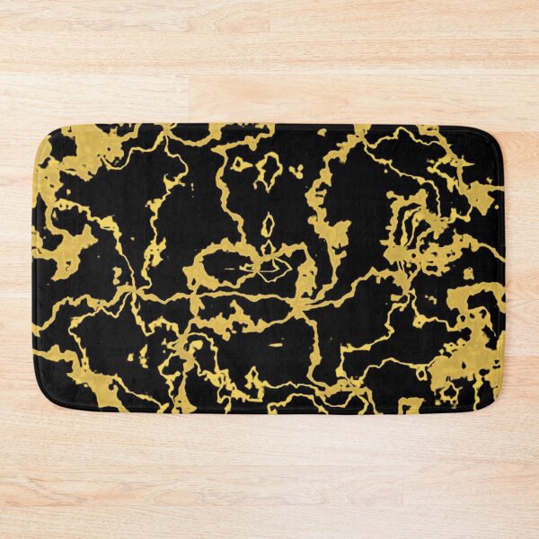 Item preview, Black And Gold Marble Pattern designed and sold by Pretty-Bird.