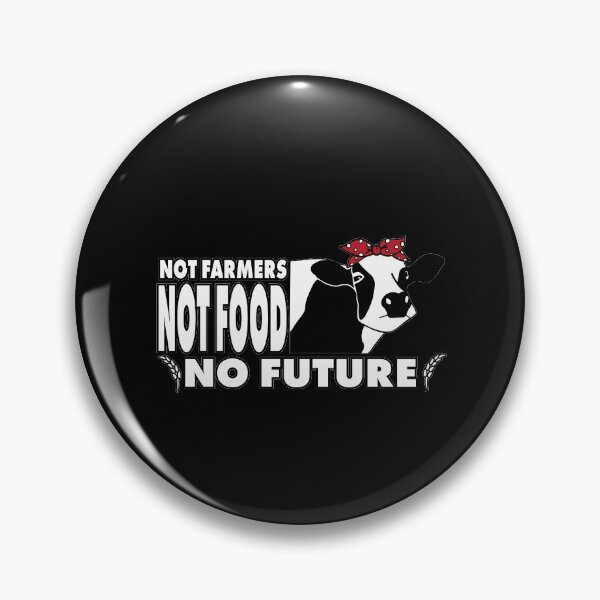 Item preview, No Farmers No Food no future - Tiny Purpleland designed and sold by tinypurpleland.