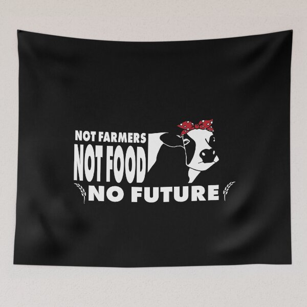 Item preview, No Farmers No Food no future - Tiny Purpleland designed and sold by tinypurpleland.