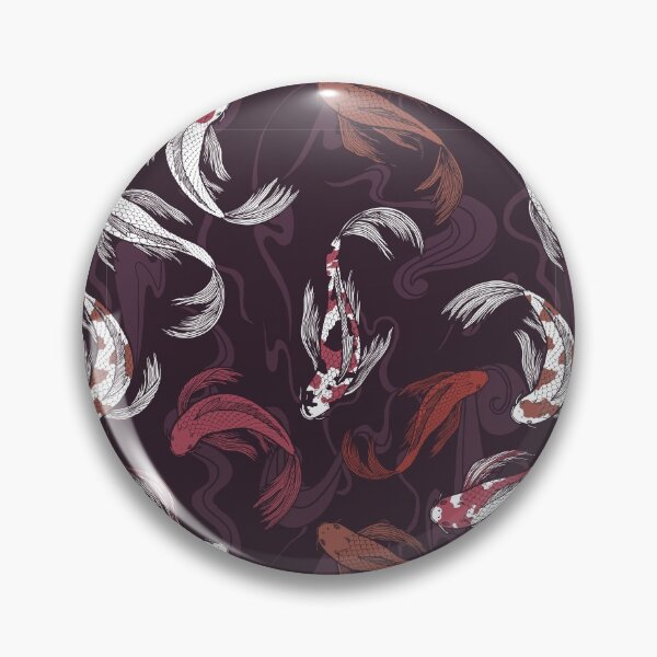 Item preview, Koi Fish - Plum Purple designed and sold by WeepingRock.
