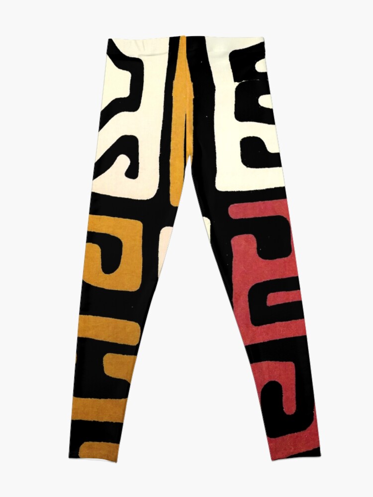 Leggings, African Mudcloth designed and sold by CrazyCraftLady