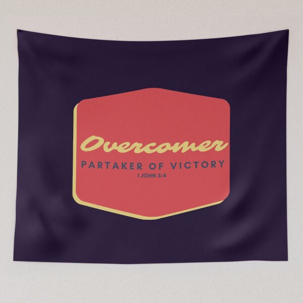 Item preview, 1 John 5:4 Overcomer designed and sold by VerseTastic.