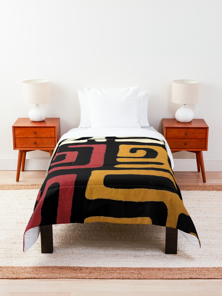 Alternate view of African Mudcloth Comforter