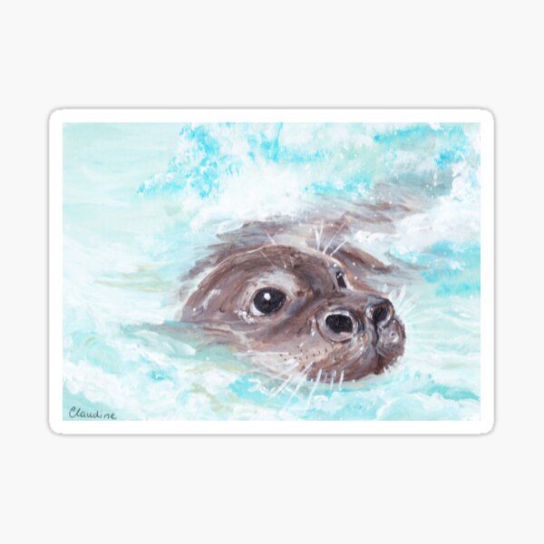 Otter Time Sticker