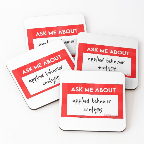 Item preview, Ask me about applied behavior analysis designed and sold by bcbayay designs.