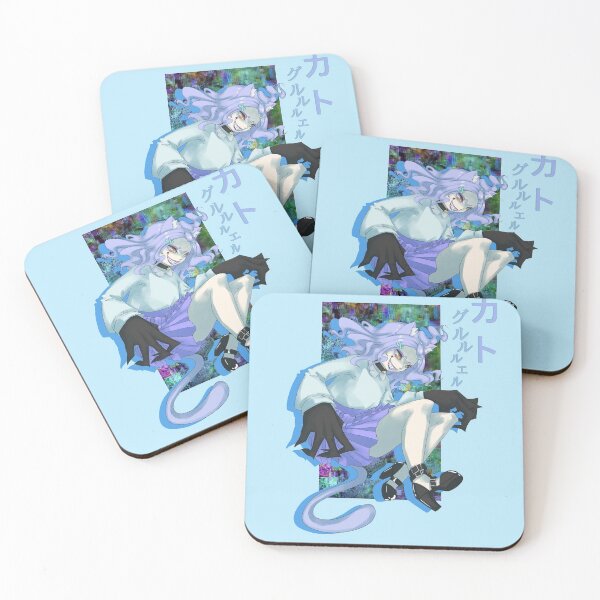 Item preview, Cat Grrrl -Blue version designed and sold by Makuroni.