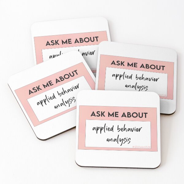 Item preview, Pink Ask me about applied behavior analysis designed and sold by bcbayay designs.