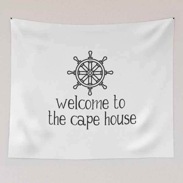 Item preview, Welcome to the Cape House - Ships Wheel  designed and sold by TheCapeHouse.
