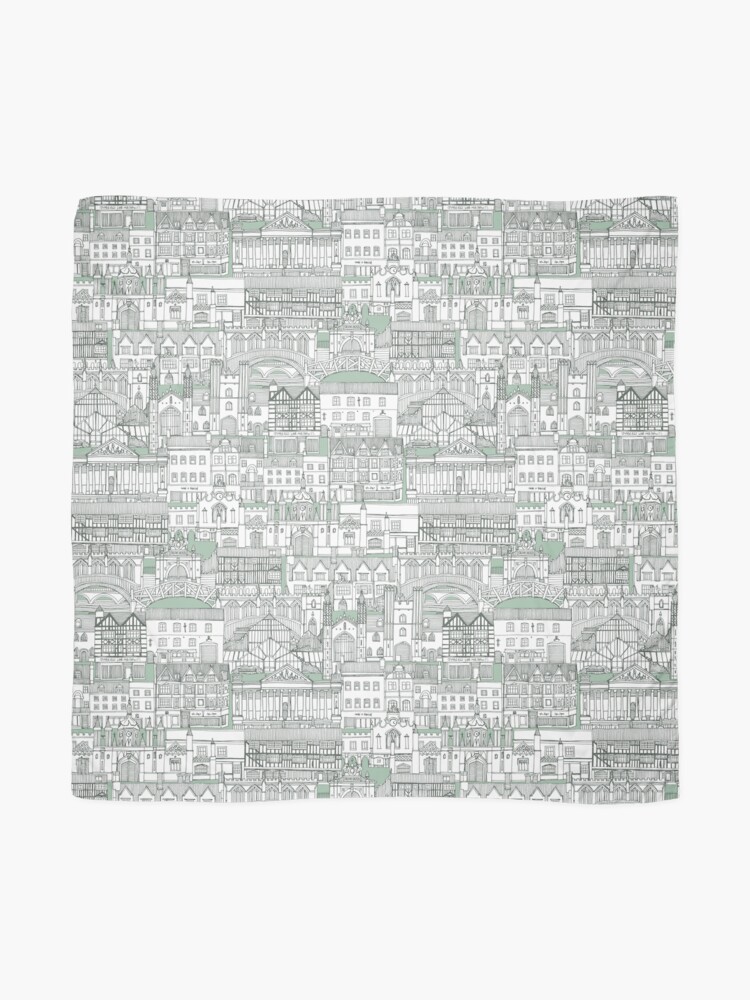 Alternate view of Cambridge toile blue Scarf