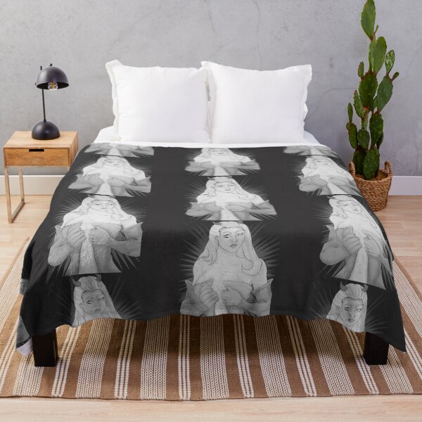 Item preview, Original Waifu Character 9 ( Black and White) designed and sold by ArtofFall3n.