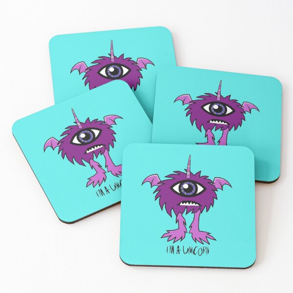 Item preview, One Eye One Horn Flying Purple Unicorn designed and sold by FreakamaGeek.