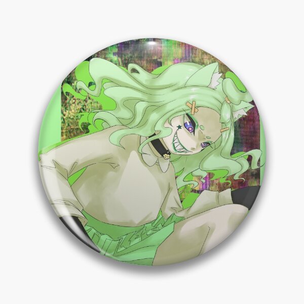 Item preview, Cat Grrrl- Green version designed and sold by Makuroni.