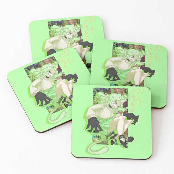 Item preview, Cat Grrrl- Green version designed and sold by Makuroni.