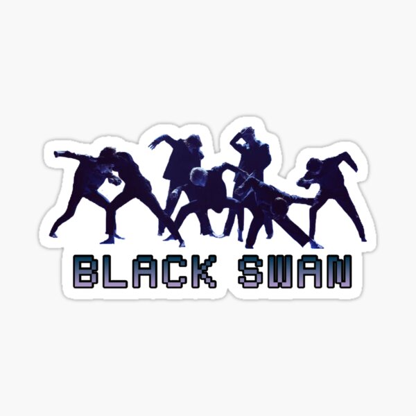 "BTS black swan sticker photoshoot" Sticker for Sale by simpliperfect