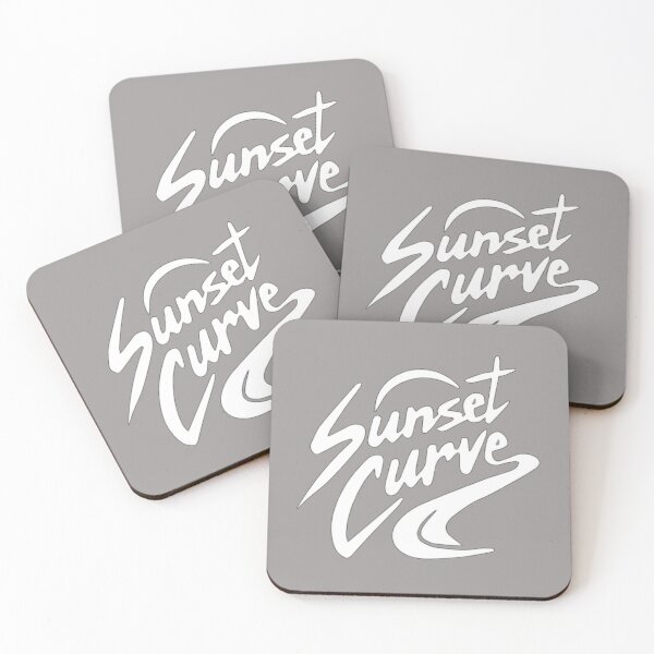 Item preview, Sunset Curve band tour logo designed and sold by azolo.