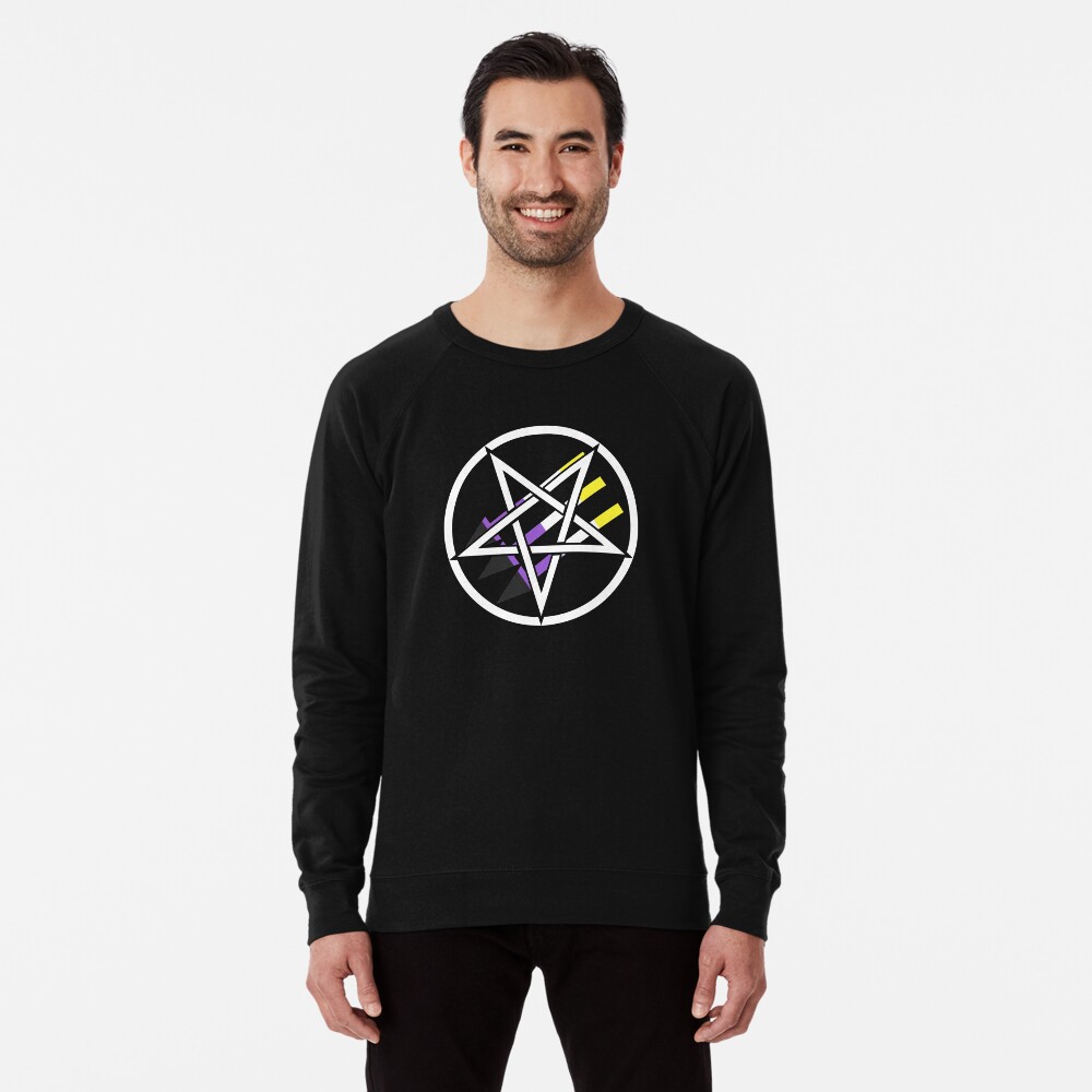 Item preview, Lightweight Sweatshirt designed and sold by QueerSatanic.