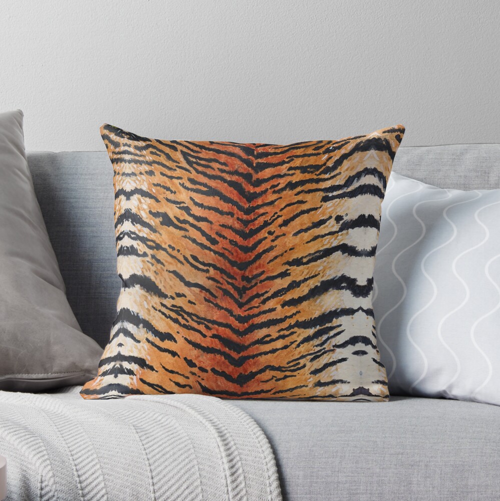 tiger shaped pillow