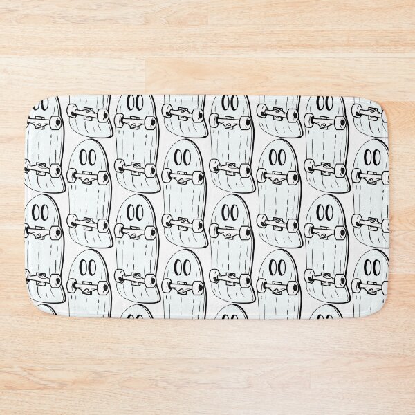 Item preview, White skateboard  designed and sold by Luccianos.