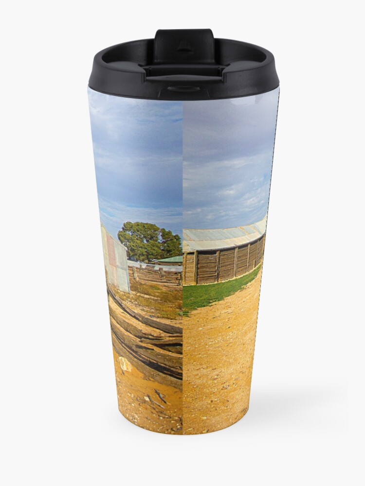 Alternate view of Shearing Shed, Mungo National Park, NSW Australia Travel Coffee Mug
