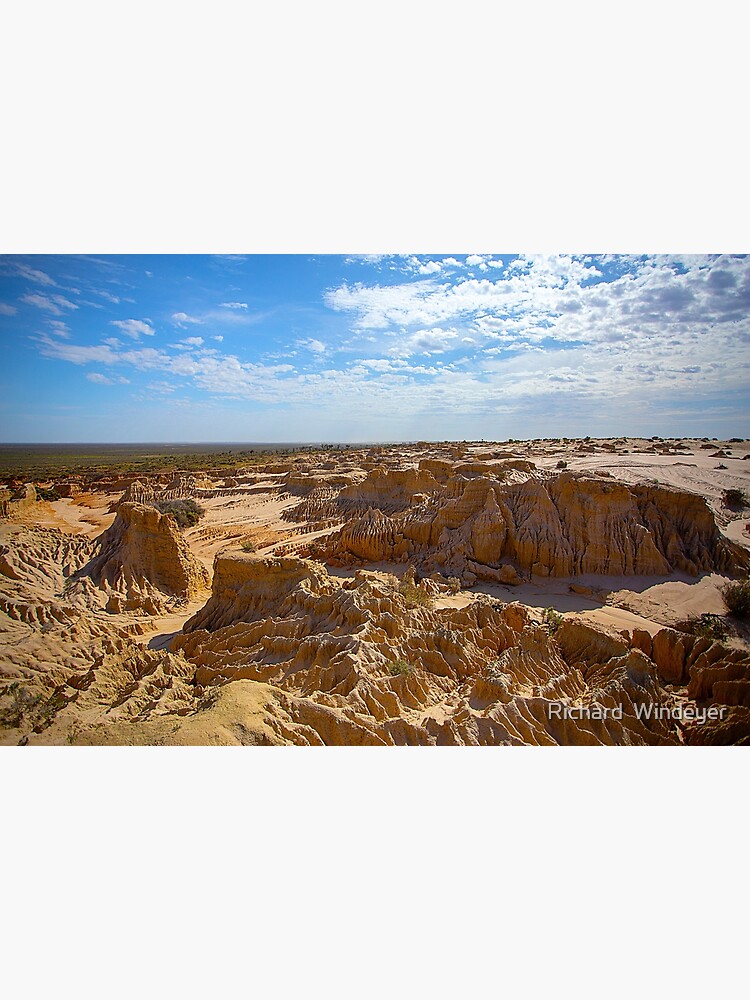 Thumbnail 3 of 3, Poster, Sand Formation, Mungo National Park, NSW, Australia designed and sold by Richard  Windeyer.