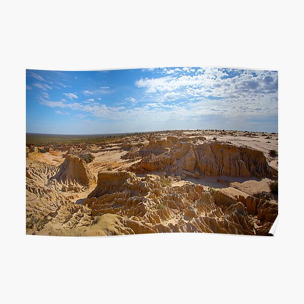 Sand Formation, Mungo National Park, NSW, Australia Poster